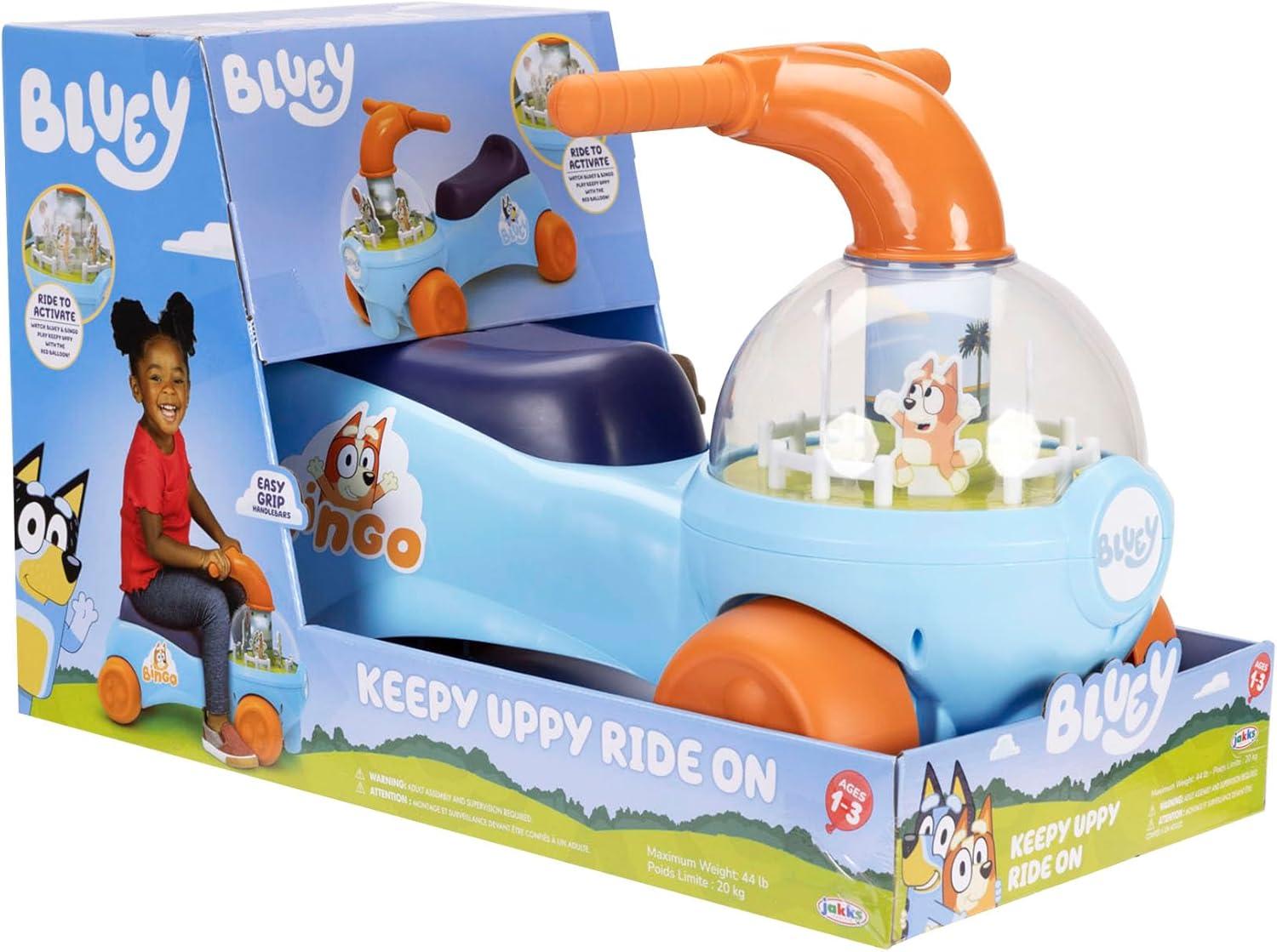 imageThe Bluey ampamp Bingo Keepy Uppy Ride On for Baby Infants ampamp Toddlers Ages 1236 Months Weight Capacity 44lbs
