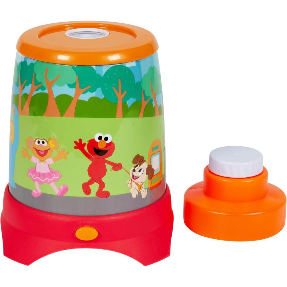 imageBLUEY Cyclone NO Spill Bubble Machine Bluey Toy for Baby Toddlers and Kids Includes Non Toxic Bubble SolutionSesame Street