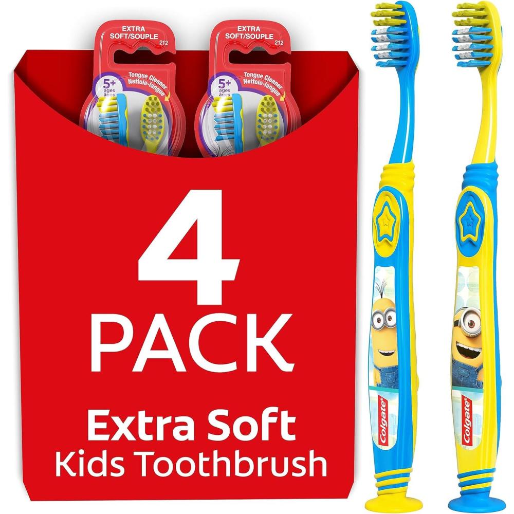 imageColgate Bluey Extra Soft Toothbrush for Kids Kids Toothbrush Pack with Built in Suction Cup Toothbrush Holder Designed for Children Ages 2 and Up Extra Soft Bristles 2 Pack2 Count Pack of 2