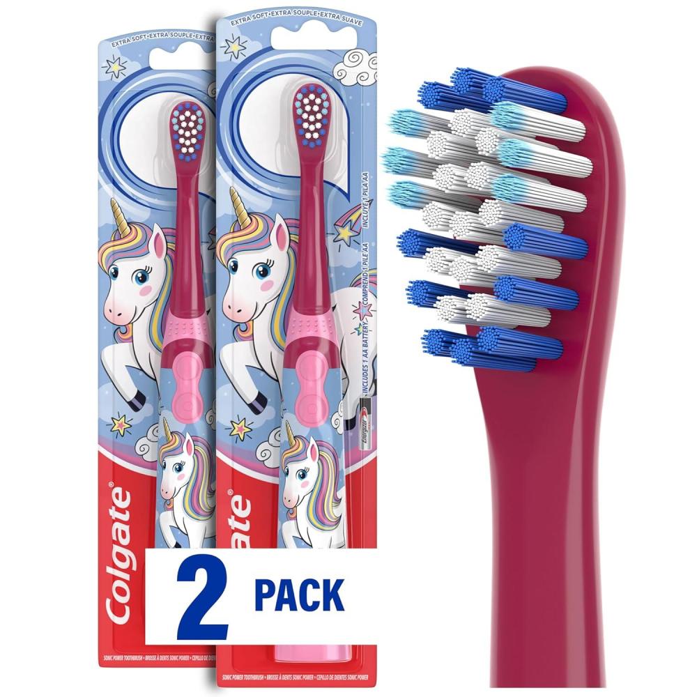 imageColgate Kids Bluey Battery Powered Toothbrush and Toothpaste BundleToothbrush Pack of 2