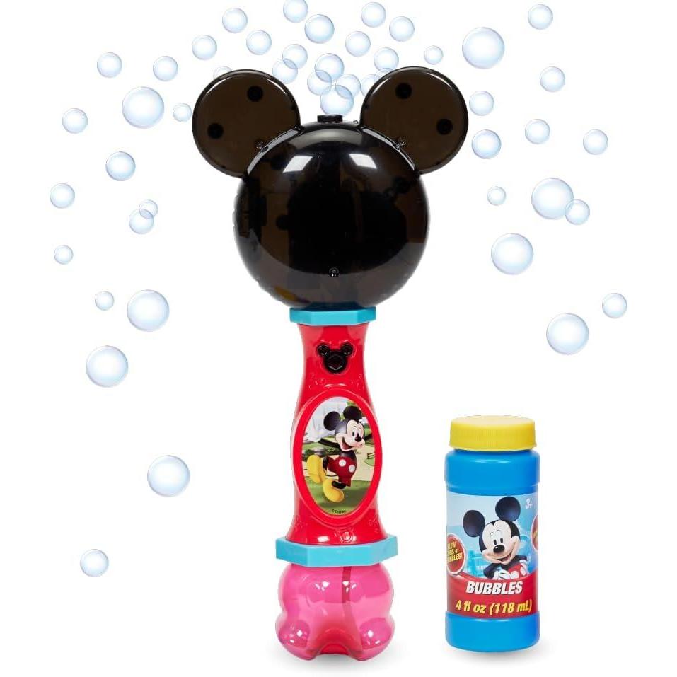 imageLittle Kids BLUEY Light and Sound Musical Bubble Wand Includes Bubble SolutionMickey Mouse