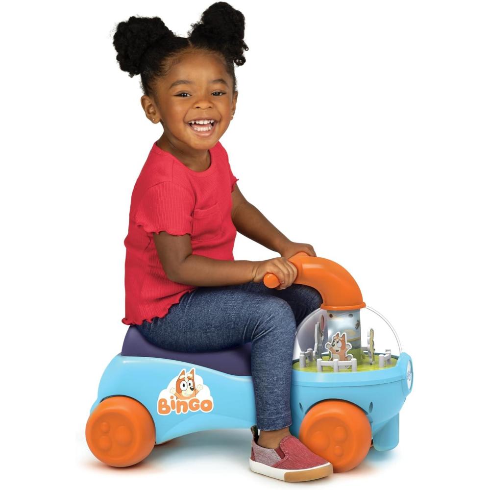 imageThe Bluey ampamp Bingo Keepy Uppy Ride On for Baby Infants ampamp Toddlers Ages 1236 Months Weight Capacity 44lbs