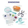 BLUEY Bug Catcher Kit for Kids | 11 Piece Outdoor Exploration Set| Bug Habitat, Magnifier, Bug Catching Kit and More | Educational and Fun Outdoor Toy