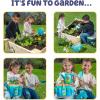 BLUEY Gardening Set | Quality Garden Tool Kit for Kids and Toddlers | Includes Watering Can, Gloves, Two Shovels, Rake and Tote Bag