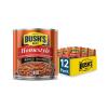 BUSH’S BEST 15.8 oz Canned Bluey Original Baked Beans, Source of Plant Based Protein and Fiber, Low Fat, Gluten Free, (Bluey), (Pack of 12)(Homestyle)