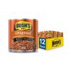 BUSH’S BEST 15.8 oz Canned Bluey Original Baked Beans, Source of Plant Based Protein and Fiber, Low Fat, Gluten Free, (Bluey), (Pack of 12)(Original)