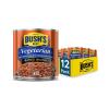 BUSH’S BEST 15.8 oz Canned Bluey Original Baked Beans, Source of Plant Based Protein and Fiber, Low Fat, Gluten Free, (Bluey), (Pack of 12)(Vegetarian)