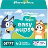 Pampers Training Pants – Easy Ups Boys & Girls Bluey – Size 6T-7T, 40 Count, Children’s Potty Underwear(6T-7T)