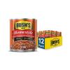 BUSH’S BEST 15.8 oz Canned Bluey Original Baked Beans, Source of Plant Based Protein and Fiber, Low Fat, Gluten Free, (Bluey), (Pack of 12)(Homestyle)