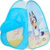 Bluey Heeler 4WD Pop-Up Tent for Kids, Easy Storage Pop Up Play Tent with Door, Windscreen, & Peep Window, Outdoor Toddler Playhouse for Ages 2+(Pop Up Play Tent)