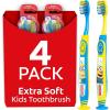 Colgate Bluey Extra Soft Toothbrush for Kids, Kids Toothbrush Pack with Built in Suction Cup Toothbrush Holder, Designed for Children Ages 2 and Up, Extra Soft Bristles, 2 Pack(2 Count (Pack of 2))