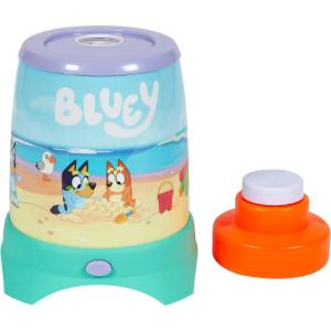 BLUEY Cyclone NO Spill Bubble Machine | Bluey Toy for Baby, Toddlers and Kids | Includes Non Toxic Bubble Solution(Bluey)