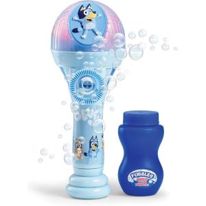 BLUEY Dance Mode Bubble Machine and Toy Microphone | Bluey Toy for Baby, Toddlers and Kids | Includes Bubble Solution(One Size)