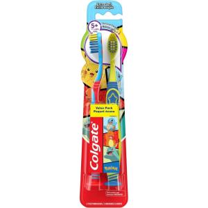 Colgate Bluey Extra Soft Toothbrush for Kids, Kids Toothbrush Pack with Built in Suction Cup Toothbrush Holder, Designed for Children Ages 2 and Up, Extra Soft Bristles, 2 Pack(1 Count (Pack of 1))