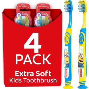 Colgate Bluey Extra Soft Toothbrush for Kids, Kids Toothbrush Pack with Built in Suction Cup Toothbrush Holder, Designed for Children Ages 2 and Up, Extra Soft Bristles, 2 Pack(2 Count (Pack of 2))