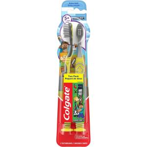 Colgate Bluey Extra Soft Toothbrush for Kids, Kids Toothbrush Pack with Built in Suction Cup Toothbrush Holder, Designed for Children Ages 2 and Up, Extra Soft Bristles, 2 Pack(1 Count (Pack of 2))
