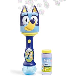 Little Kids BLUEY Light and Sound Musical Bubble Wand, Includes Bubble Solution(Bluey)