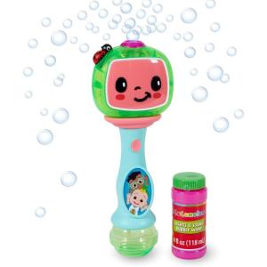 Little Kids BLUEY Light and Sound Musical Bubble Wand, Includes Bubble Solution(Cocomelon)
