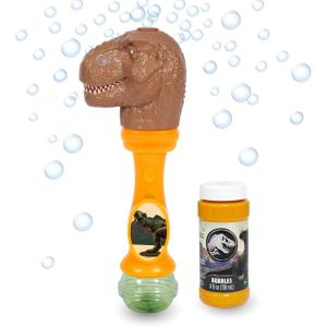 Little Kids BLUEY Light and Sound Musical Bubble Wand, Includes Bubble Solution(Jurassic World)