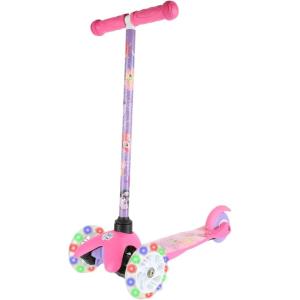 Self Balancing Kick Scooter with Light Up Wheels, Extra Wide Deck, 3 Wheel Platform, Foot Activated Brake, 75 lbs Limit, Kids & Toddlers Girls or Boys, for Ages 3 and Up(My Little Pony)