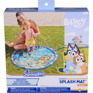 SwimWays Bluey Splash Mat, Kids Splash Pad, Outdoor Toys, Bluey Party Supplies and Water Toys for Kids Ages 1 & Up