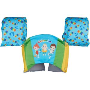 SwimWays Swim Trainer, US Coast Guard Approved Life Vest Kids Swim Vest(Cocomelon)