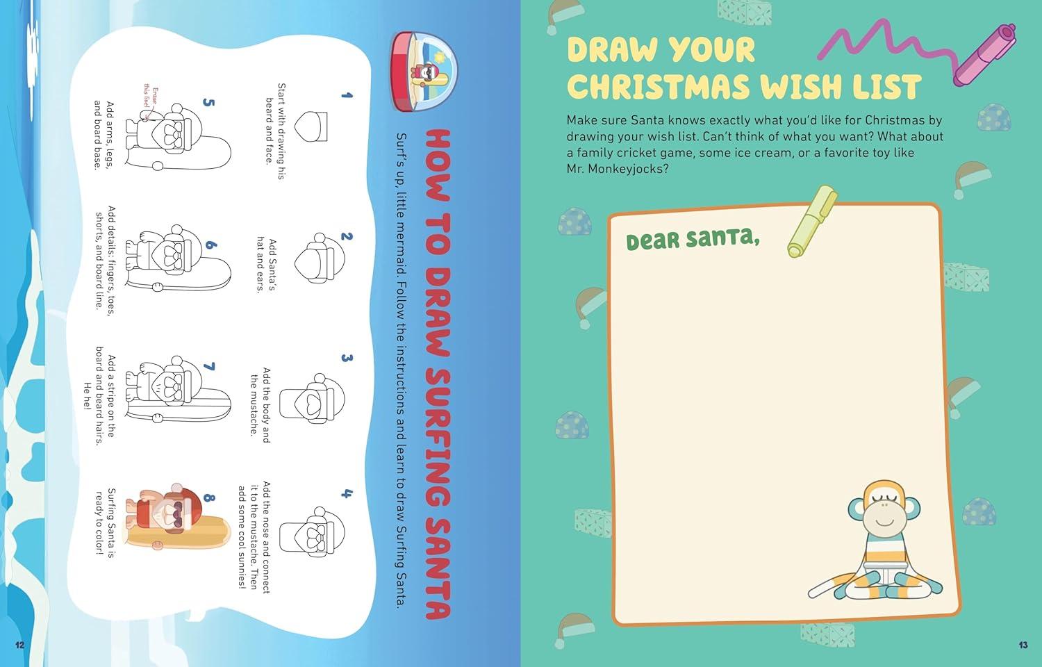 imageBluey Christmas Craft A Craft Book