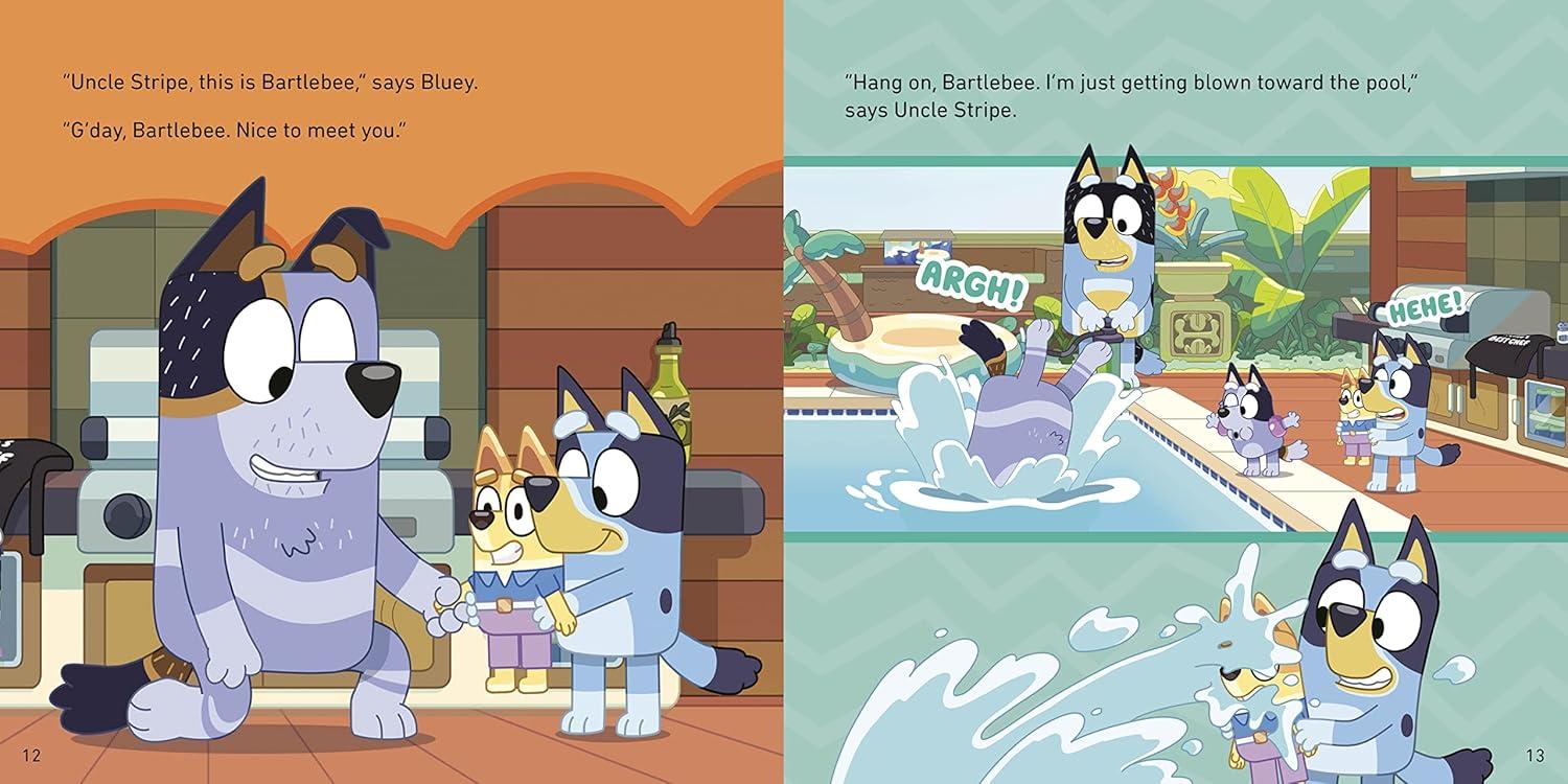 imageBluey Christmas Swim