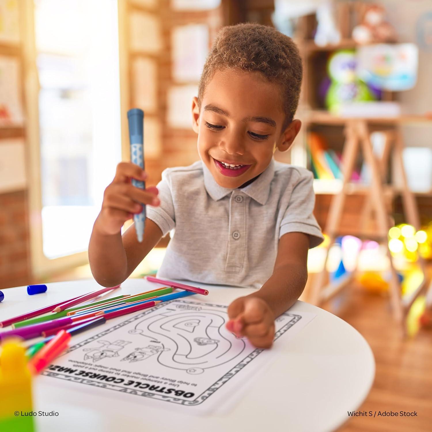 imageBluey Coloring Book Includes Stamper Markers and Stickers 48 Pages Coloring Fun with Bluey and Friends Creative Kids Activity Book by Bendon