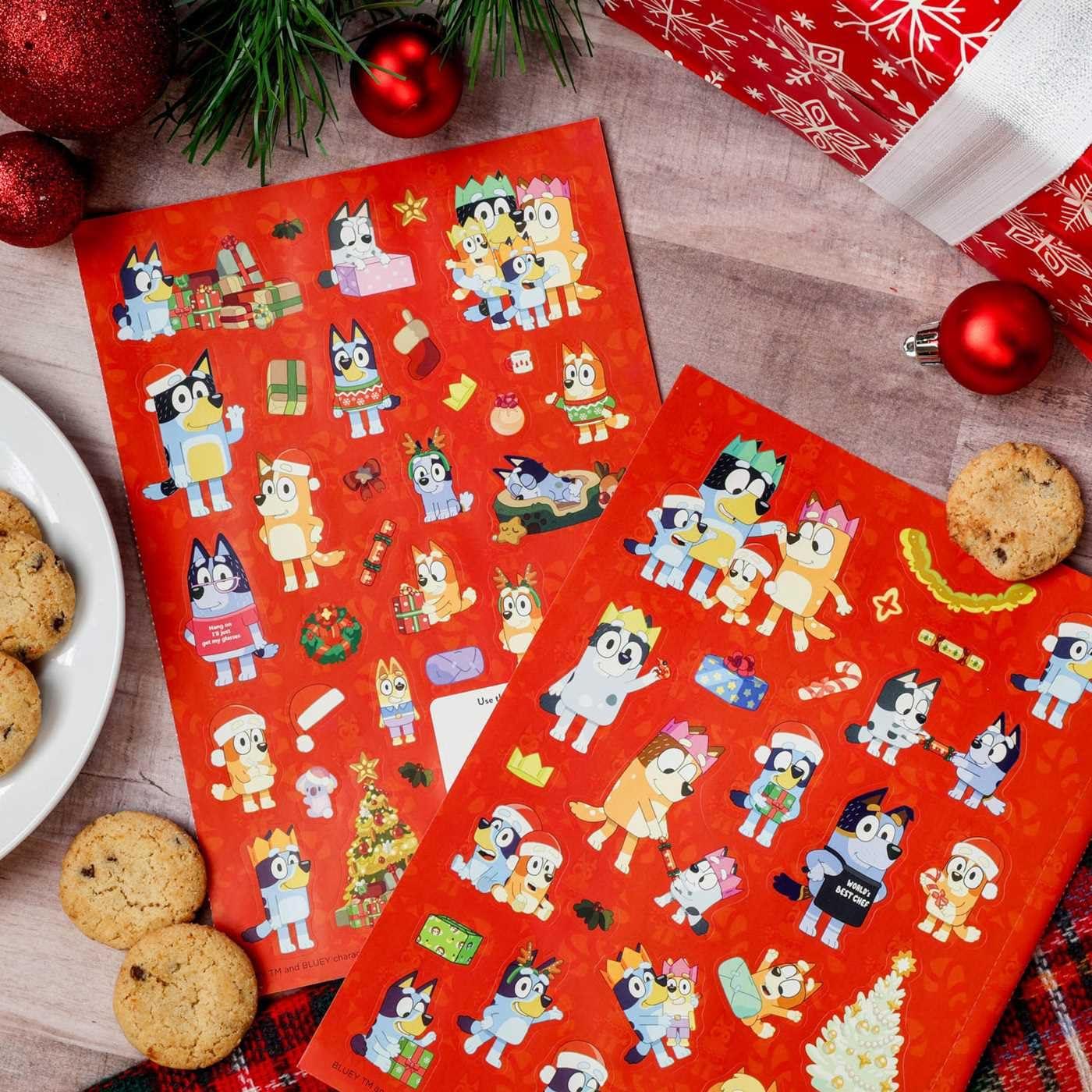 imageBluey Colortivity Hooray Christmas Color ampamp Activity with Twistable Crayons