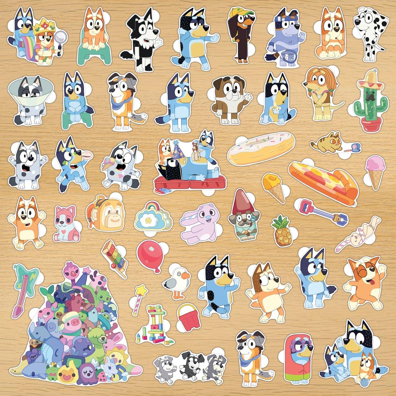 imageBluey Decal Variety Pack 100Pack Decal Variety Pack