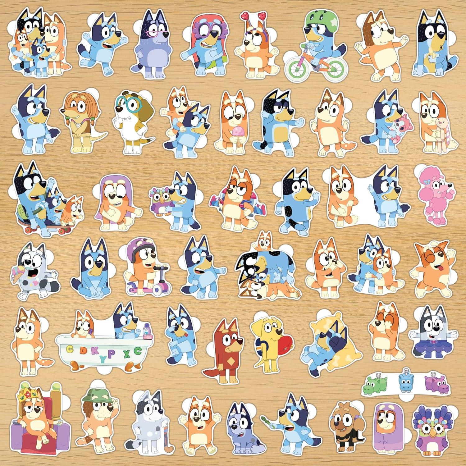 imageBluey Decal Variety Pack 100Pack Decal Variety Pack