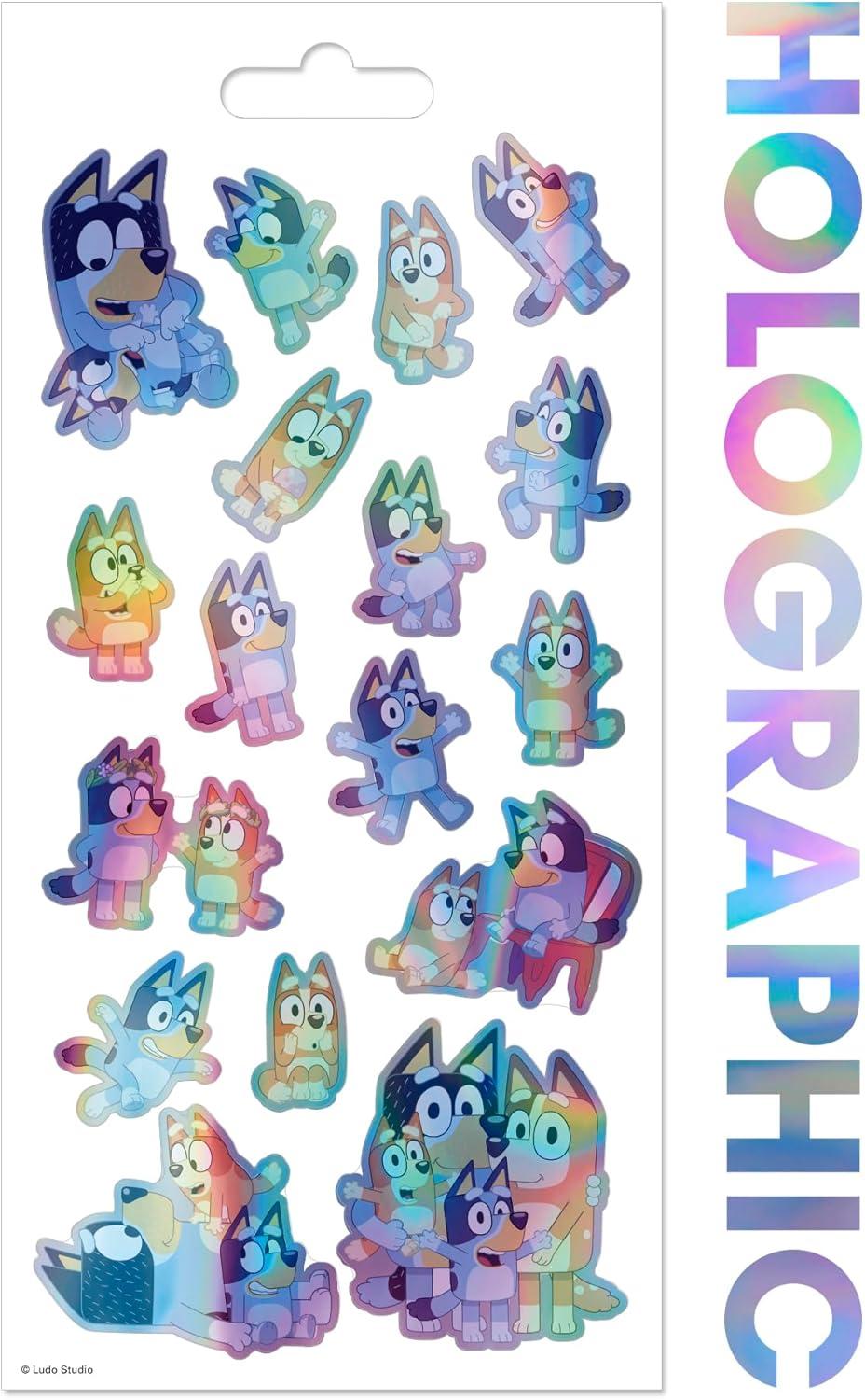 imageBluey Holographic Stickers Pack