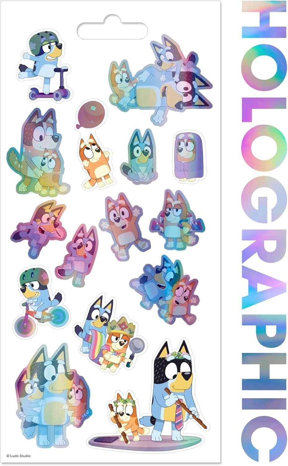 imageBluey Holographic Stickers Pack