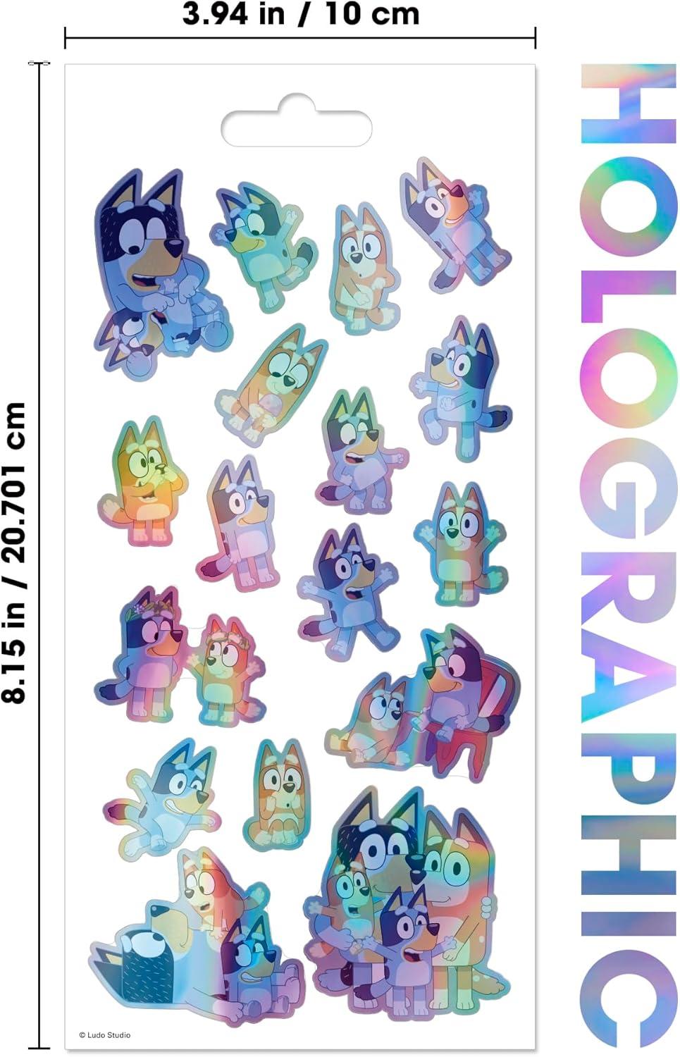 imageBluey Holographic Stickers Pack