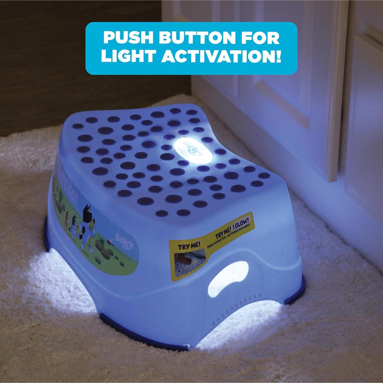imageBluey Light Up Step Stool Kids Step Stool