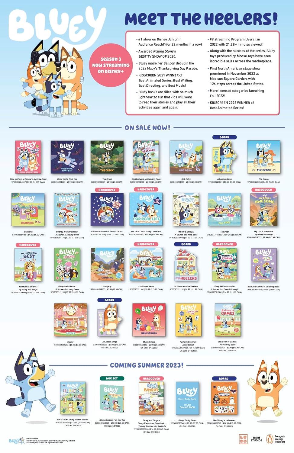 imageBluey Merry Christmas A Coloring Book
