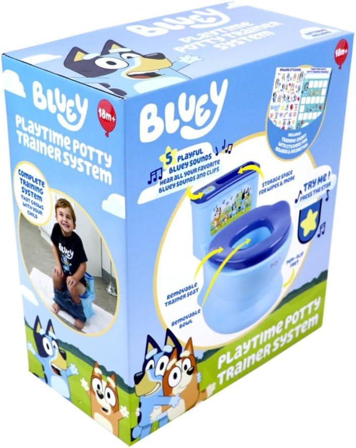 imageBluey Playtime Floor Potty Trainer wSoundClassic