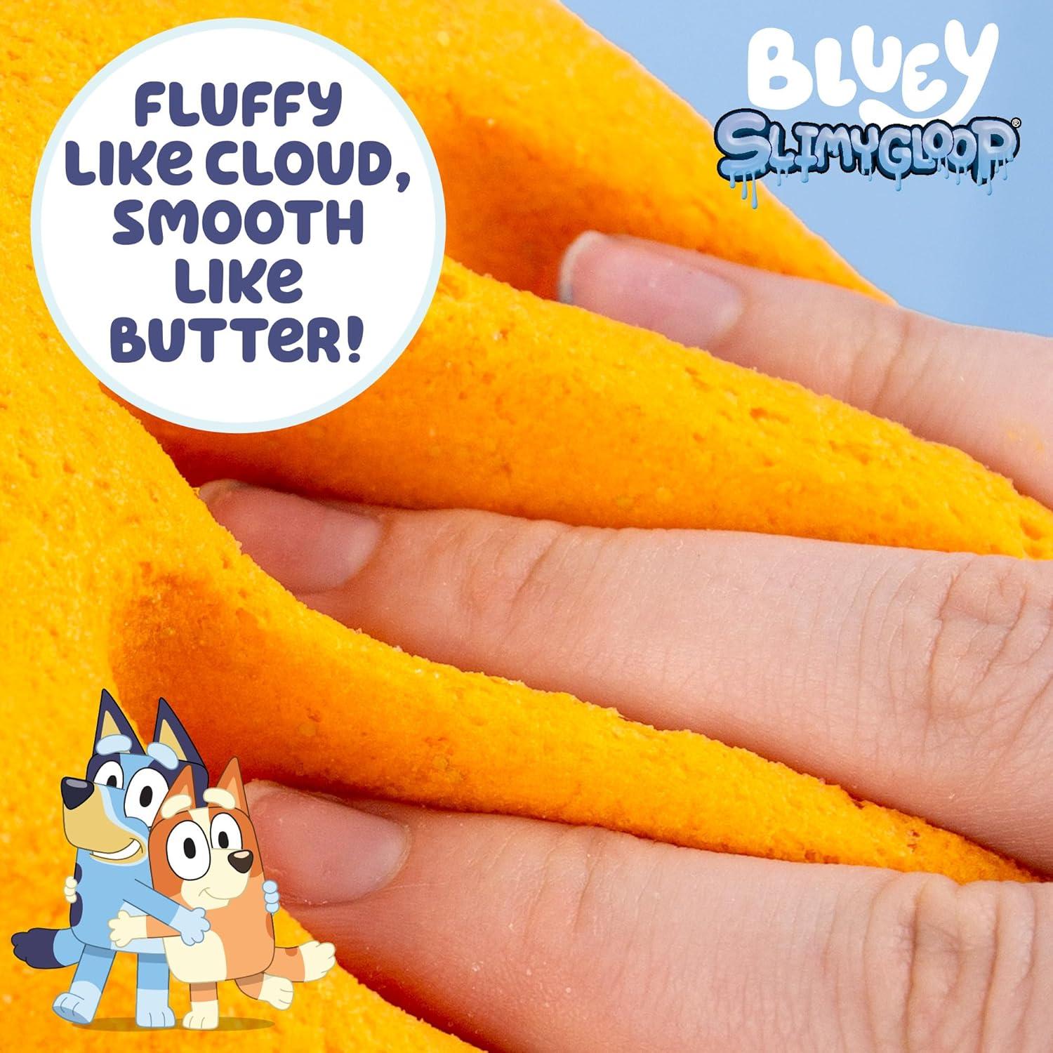 imageBluey SLIMYLGOOP 2 Pack PreMade Slimes Ready to Play Scented Bluey Cloud Slimes Includes Rubber Bluey Charm ampamp Bingo CharmBluey 2 Pack