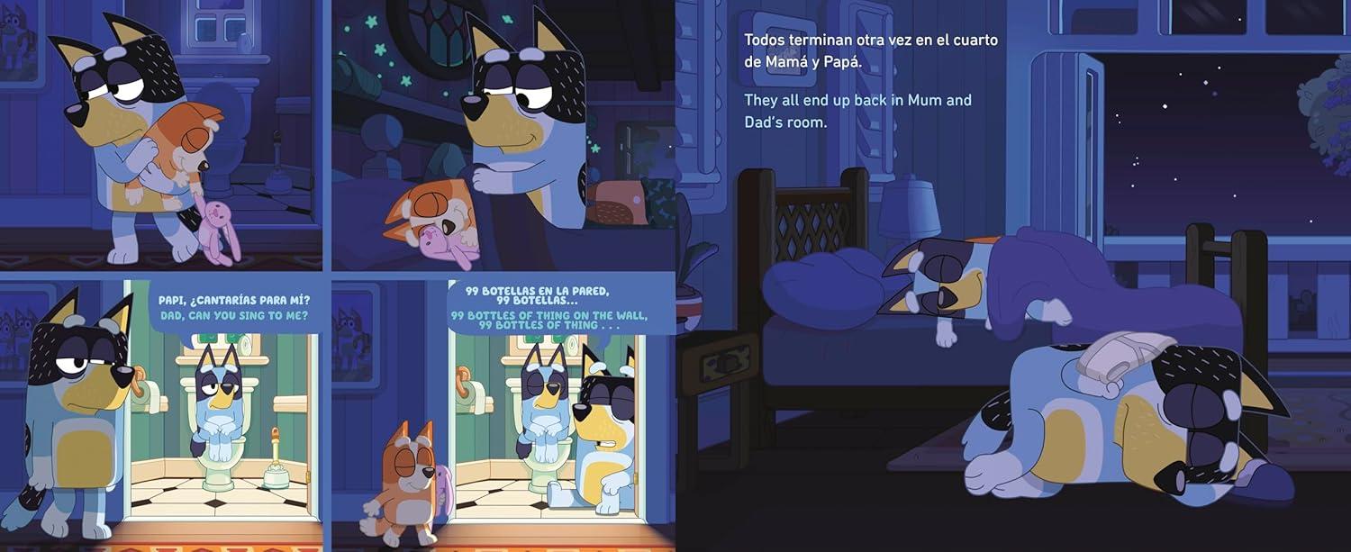 imageBluey SleepytimeHora de dormir Bilingual EnglishSpanish Edition