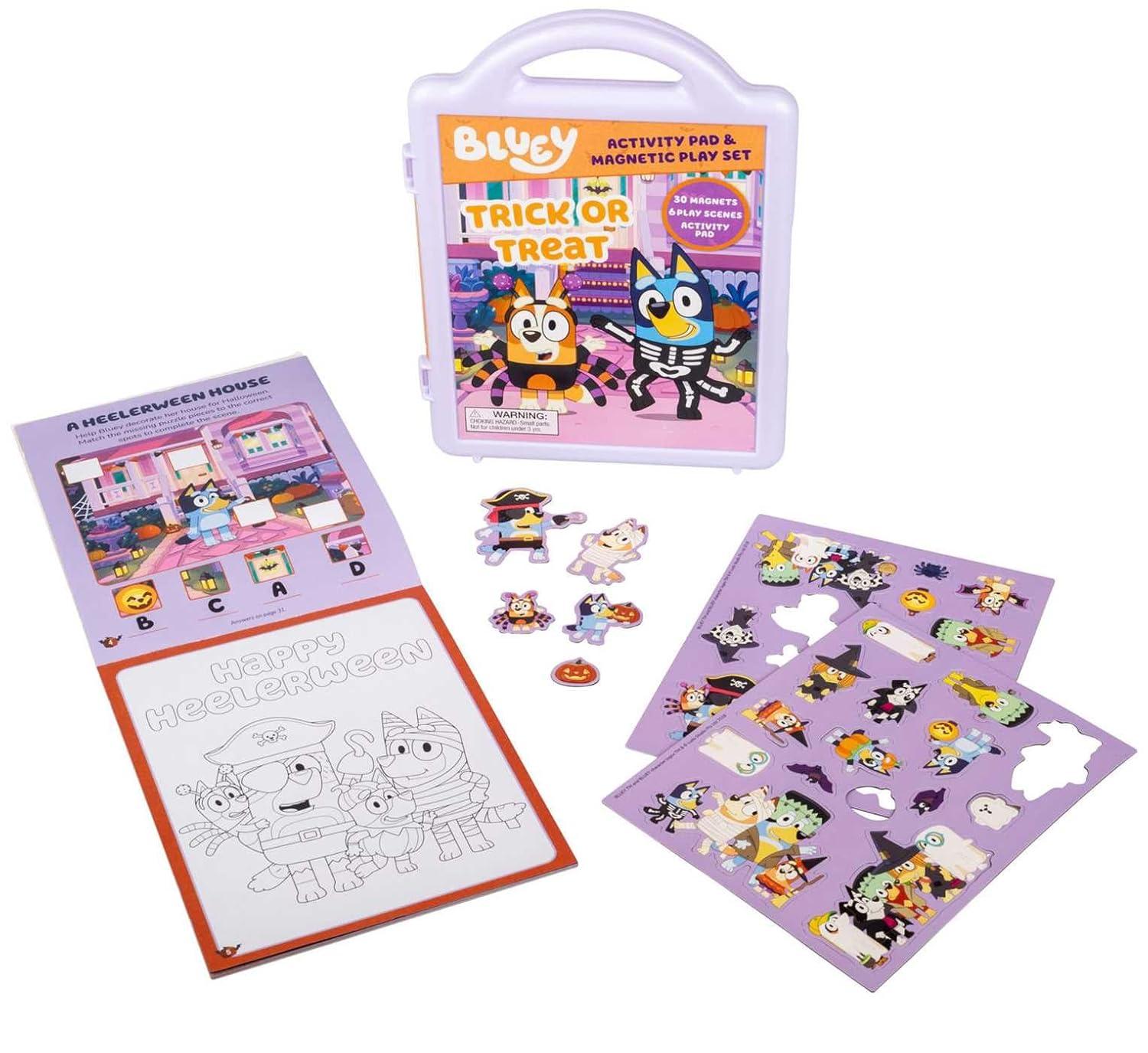 imageBluey Trick or Treat Magnetic Play Set
