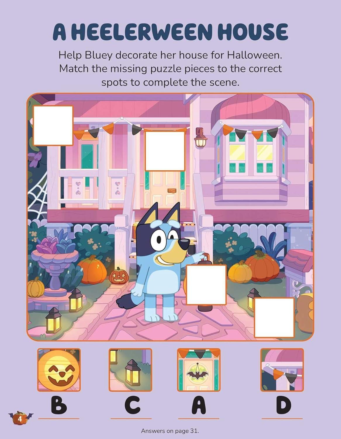 imageBluey Trick or Treat Magnetic Play Set