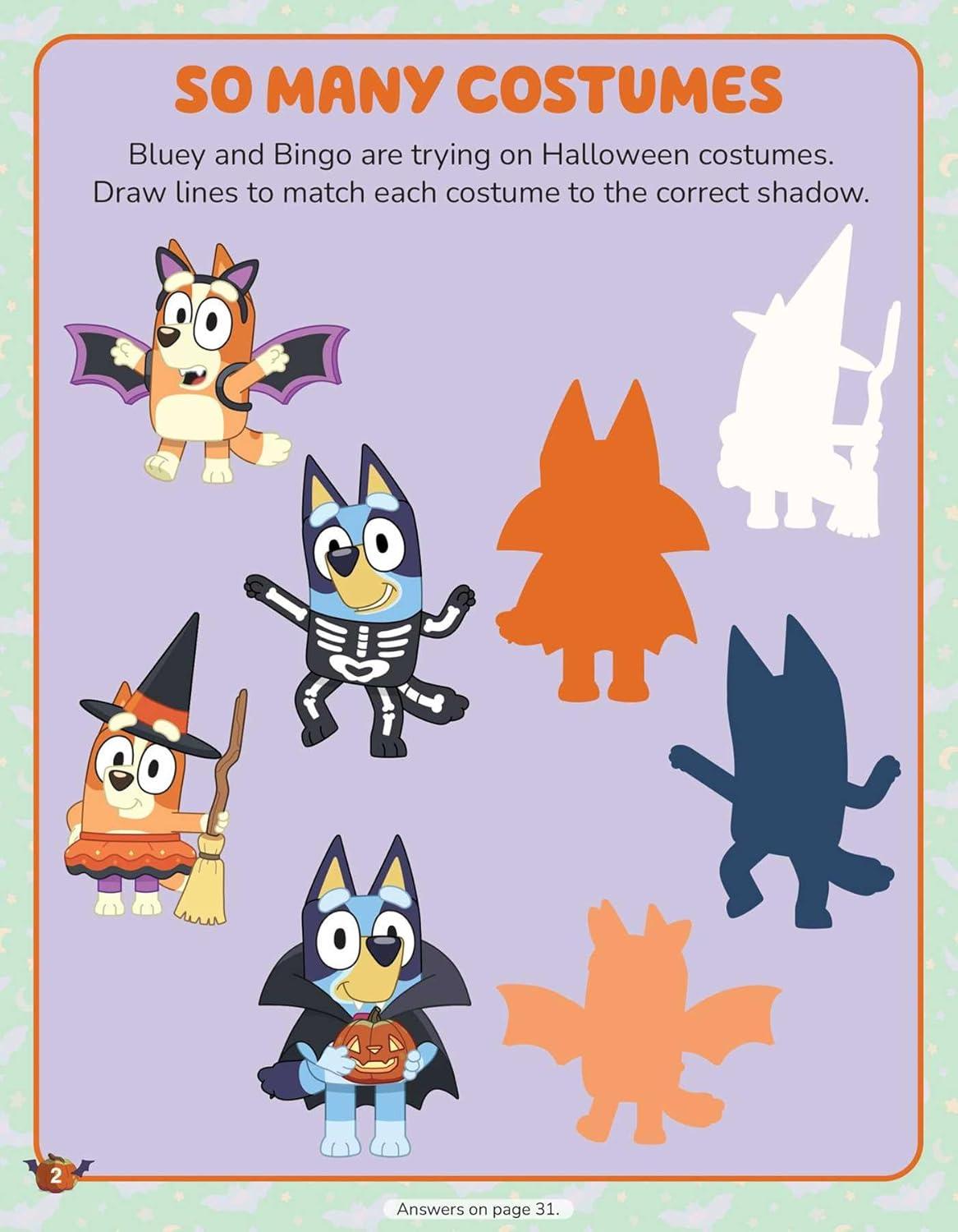 imageBluey Trick or Treat Magnetic Play Set