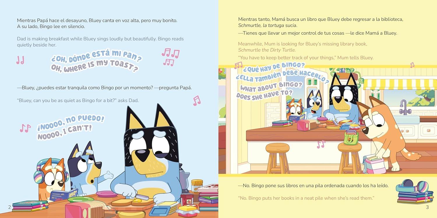 imageMini Bluey Bilingual EnglishSpanish Edition Un libro bilinge