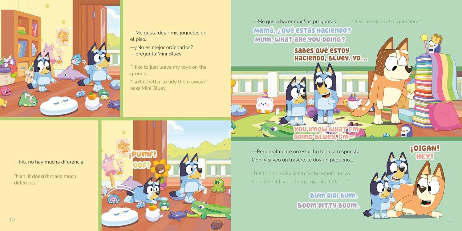 imageMini Bluey Bilingual EnglishSpanish Edition Un libro bilinge