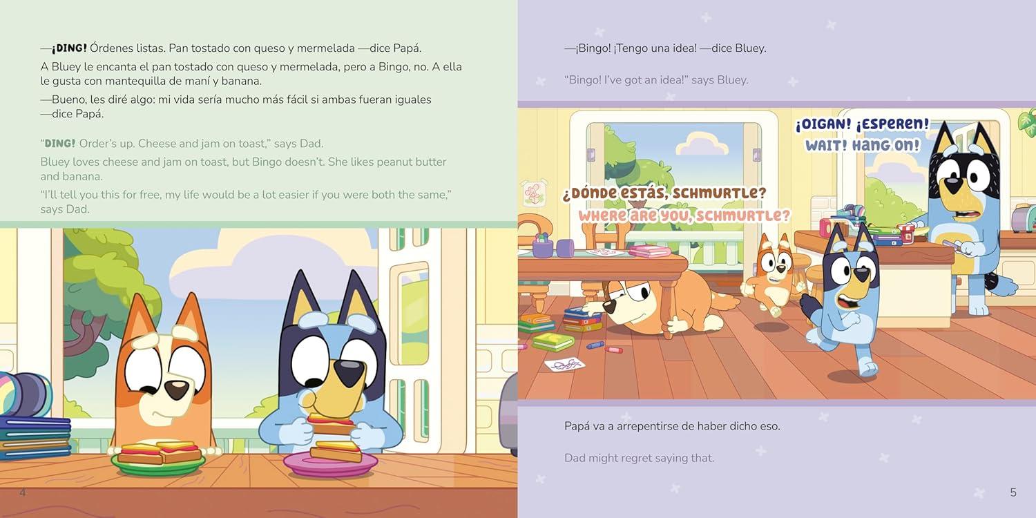 imageMini Bluey Bilingual EnglishSpanish Edition Un libro bilinge