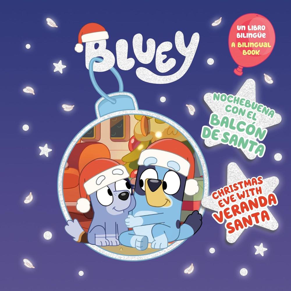 imageBluey Christmas Eve with Veranda SantaNochebuena con el Balcn de Santa Bilingual EnglishSpanish Edition