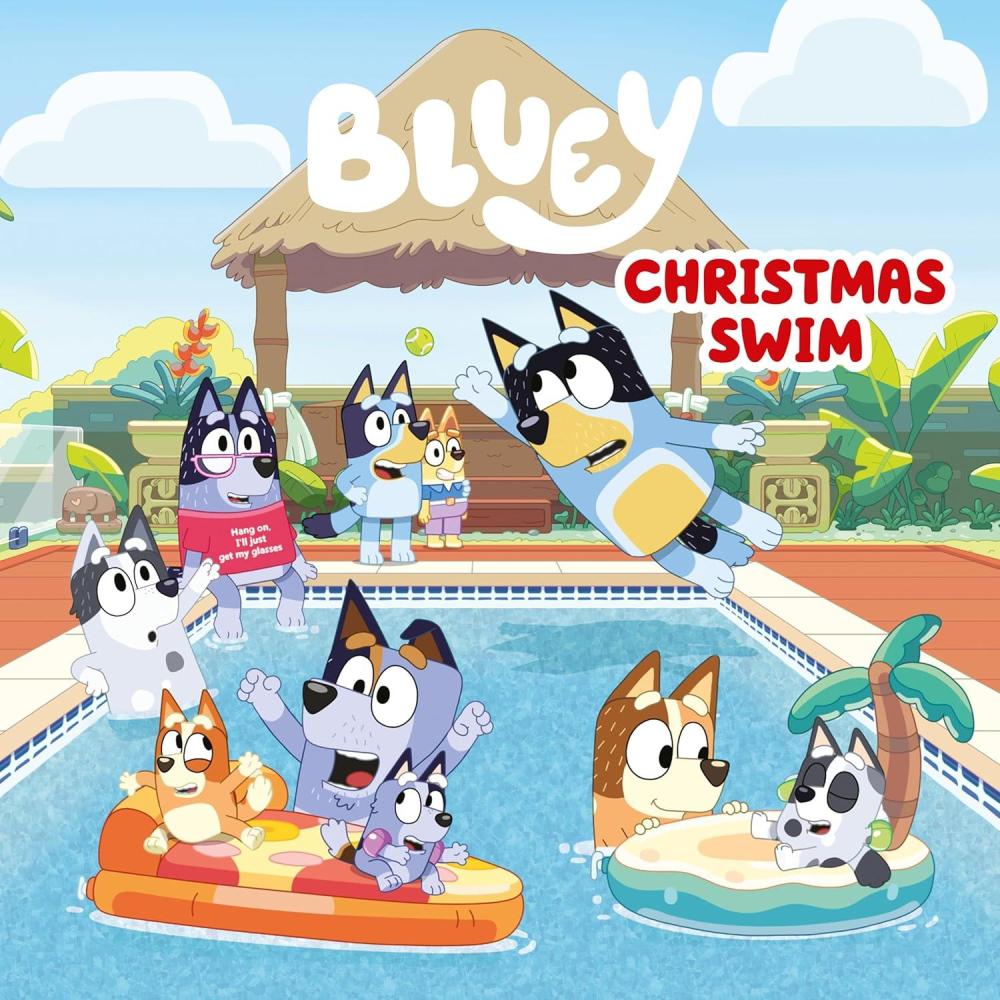 imageBluey Christmas Swim