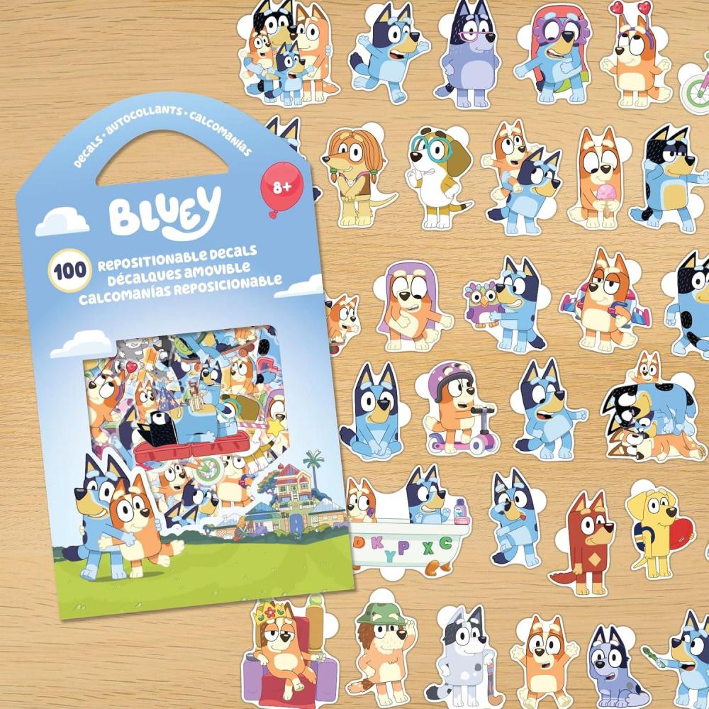 imageBluey Decal Variety Pack 100Pack Decal Variety Pack