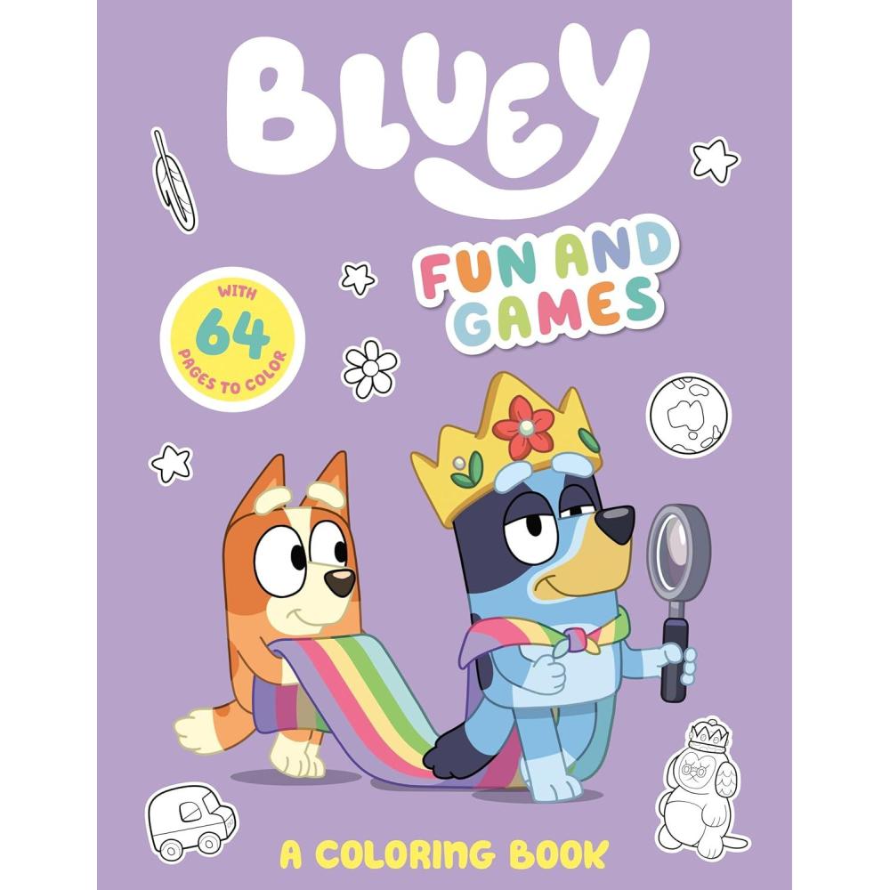 imageBluey Fun and Games A Coloring Book